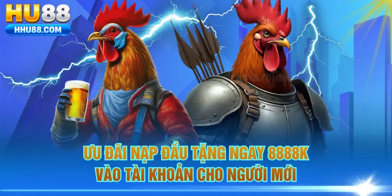Ưu đãi nạp đầu tặng ngay 8888k vào tài khoản cho người mới